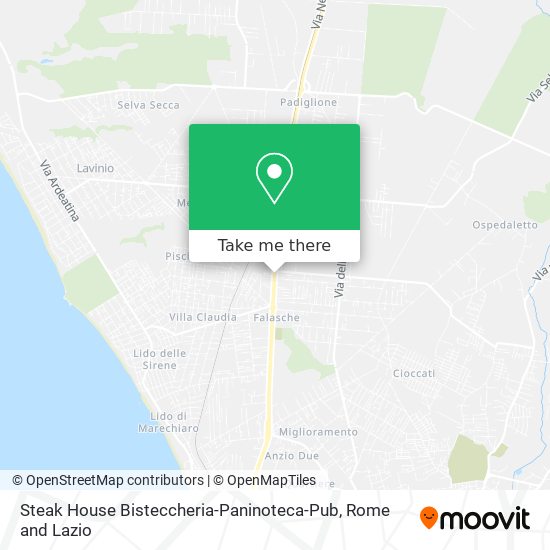 Steak House Bisteccheria-Paninoteca-Pub map