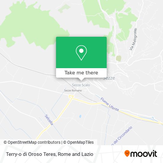 Terry-o di Oroso Teres map