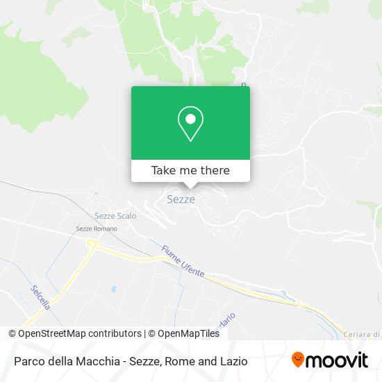 Parco della Macchia - Sezze map