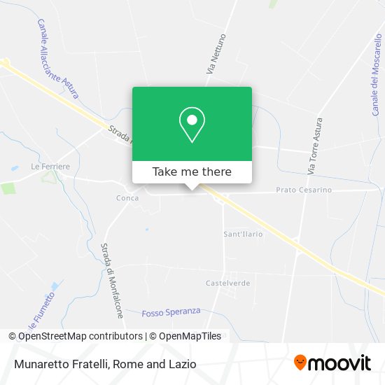 Munaretto Fratelli map