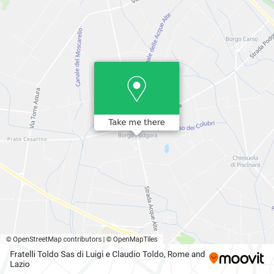 Fratelli Toldo Sas di Luigi e Claudio Toldo map