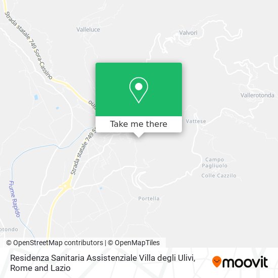 Residenza Sanitaria Assistenziale Villa degli Ulivi map