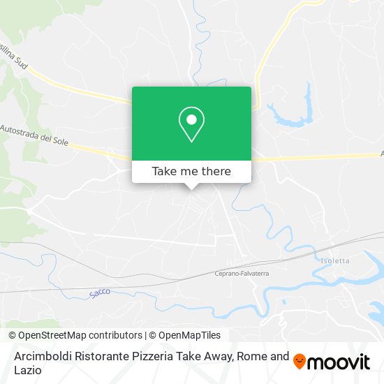 Arcimboldi Ristorante Pizzeria Take Away map