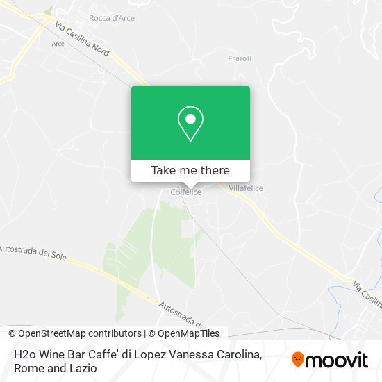 H2o Wine Bar Caffe' di Lopez Vanessa Carolina map