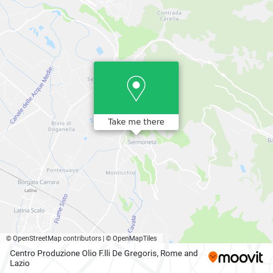 Centro Produzione Olio F.lli De Gregoris map