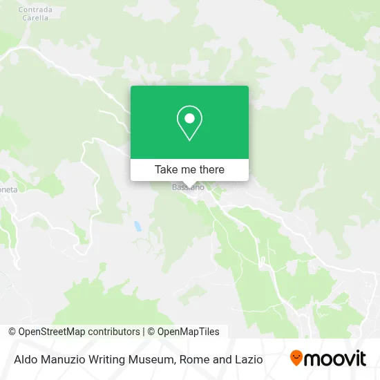 Aldo Manuzio Writing Museum map