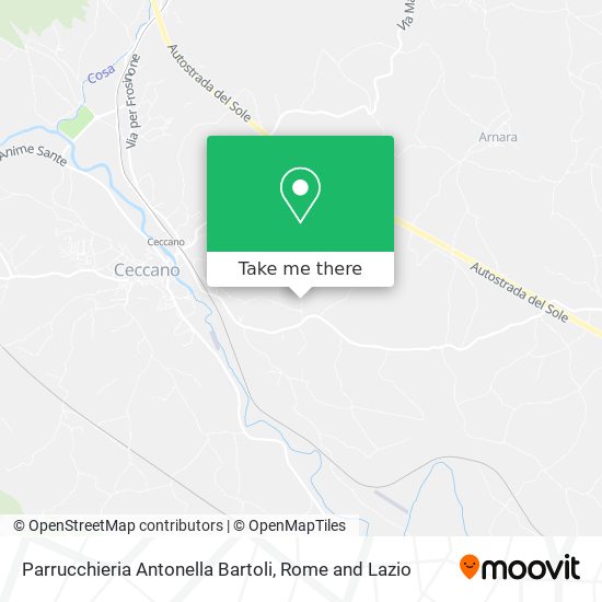 Parrucchieria Antonella Bartoli map