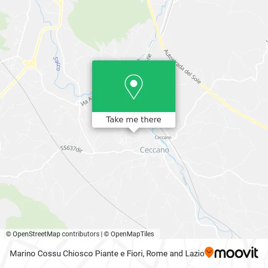 Marino Cossu Plant and Flower Kiosk map