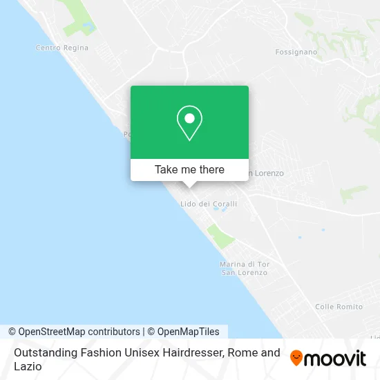 Outstanding Fashion Unisex Hairdresser map