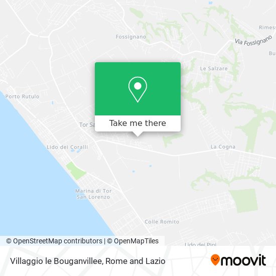 Villaggio le Bouganvillee map