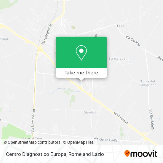 Centro Diagnostico Europa map