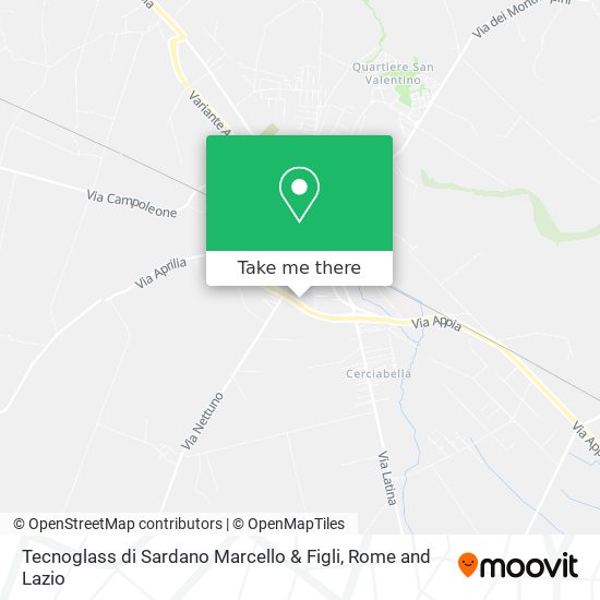 Tecnoglass di Sardano Marcello & Figli map