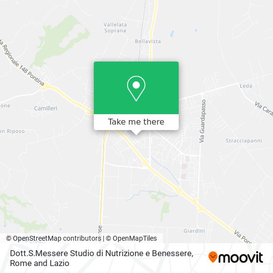 Dott.S.Messere Studio di Nutrizione e Benessere map