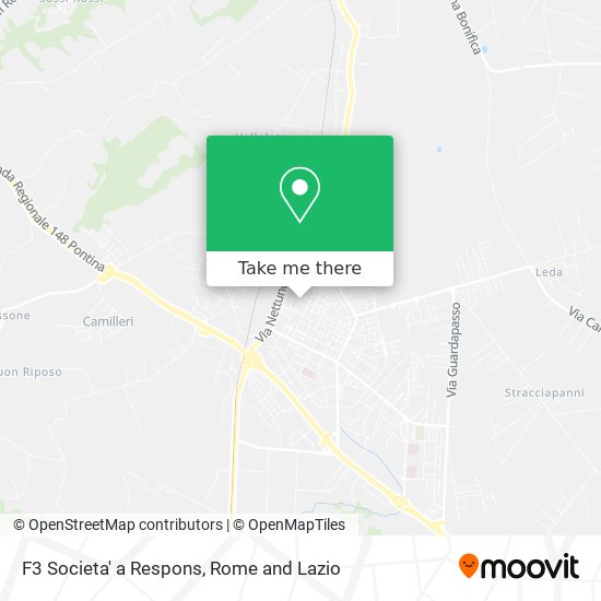 F3 Societa' a Respons map