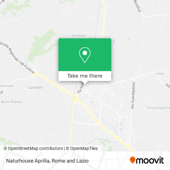 Naturhouse Aprilia map