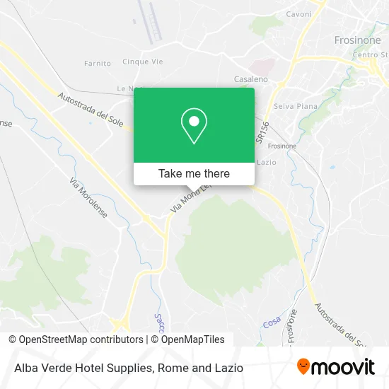 Alba Verde Hotel Supplies map