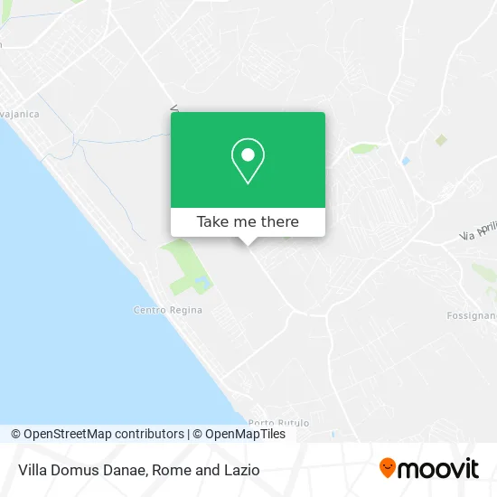 Villa Domus Danae map