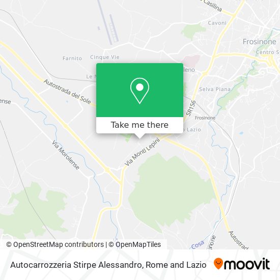 Autocarrozzeria Stirpe Alessandro map