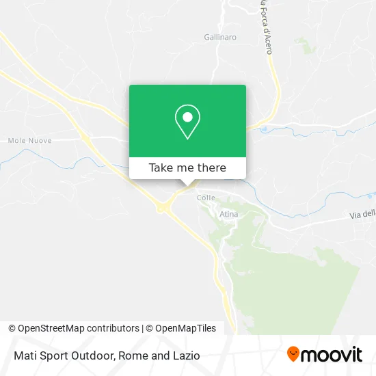 Mati Sport Outdoor map