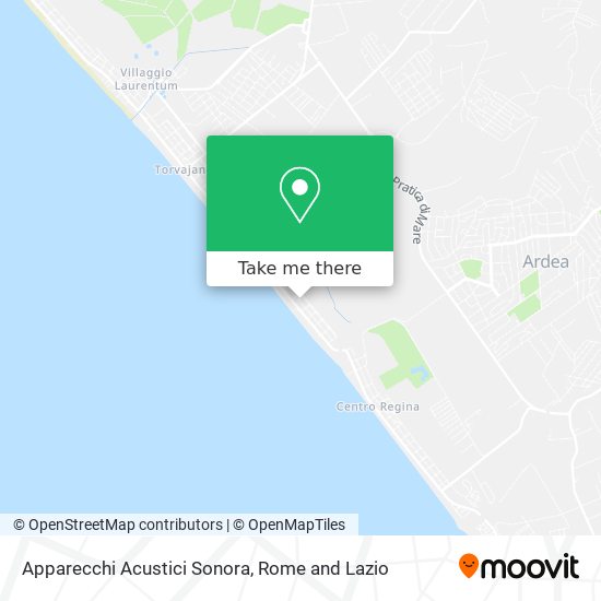 Apparecchi Acustici Sonora map