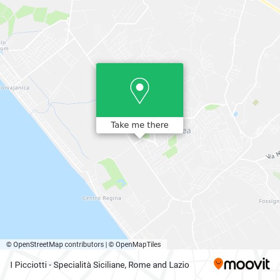 I Picciotti - Specialità Siciliane map