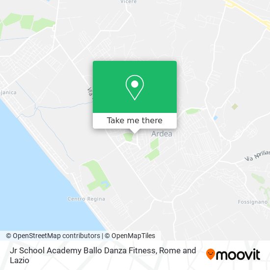 Jr School Academy Ballo Danza Fitness map