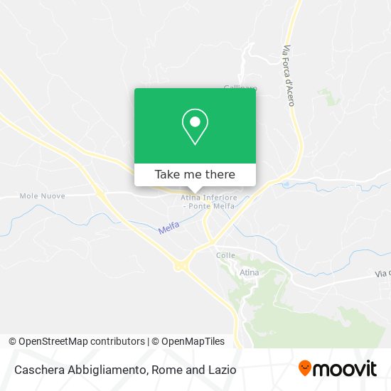 Caschera Abbigliamento map