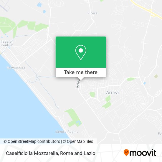 Caseificio la Mozzarella map