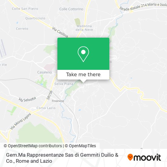 Gem.Ma Rappresentanze Sas di Gemmiti Duilio & Co. map