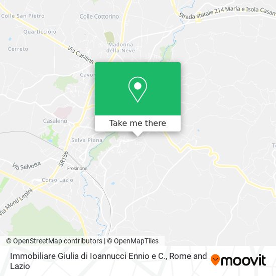 Immobiliare Giulia di Ioannucci Ennio e C. map