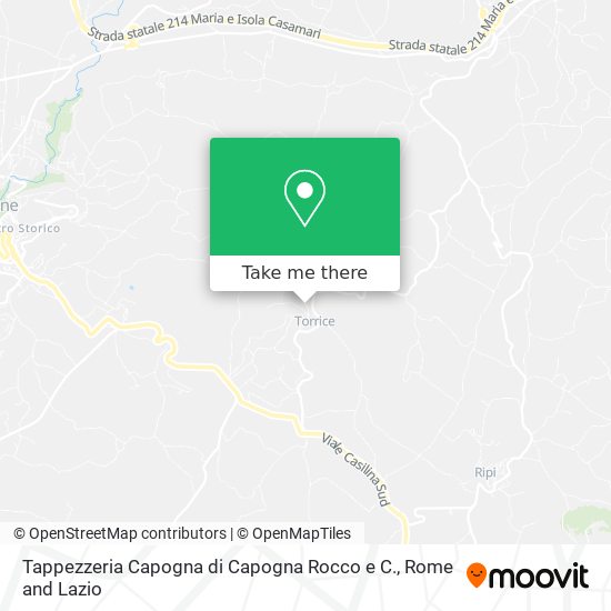 Tappezzeria Capogna di Capogna Rocco e C. map