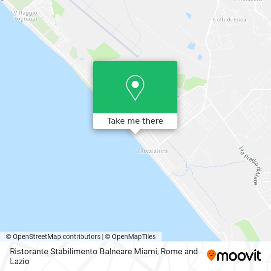 Ristorante Stabilimento Balneare Miami map