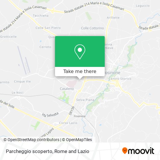 Parcheggio scoperto map