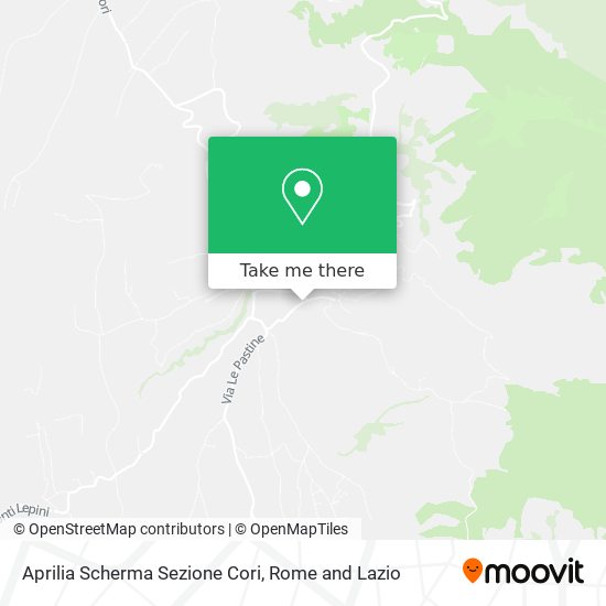 Aprilia Scherma Sezione Cori map