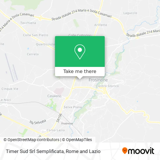 Timer Sud Srl Semplificata map
