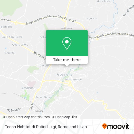 Tecno Habitat di Rutini Luigi map