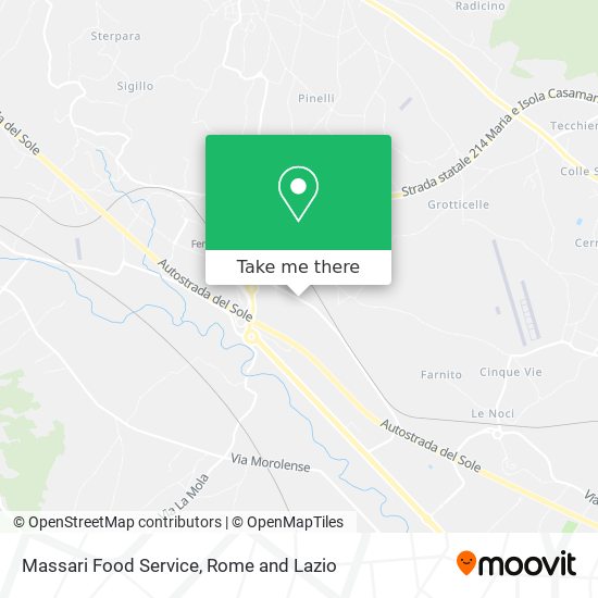 Massari Food Service map