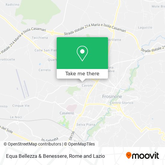 Equa Bellezza & Benessere map