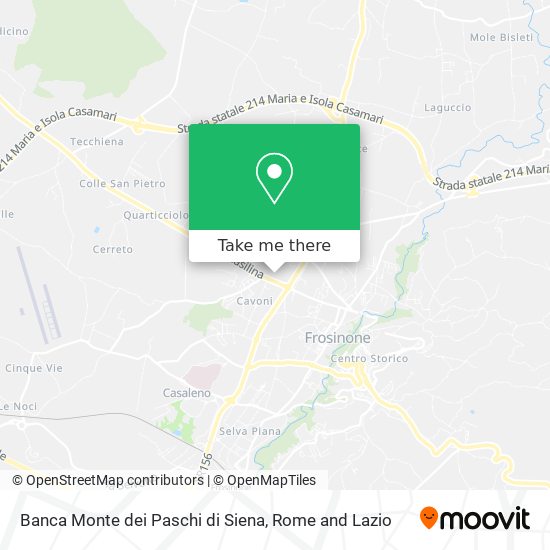 Banca Monte dei Paschi di Siena map