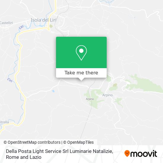 Della Posta Light Service Srl Luminarie Natalizie map