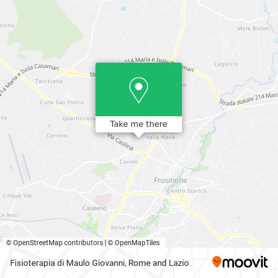 Fisioterapia di Maulo Giovanni map