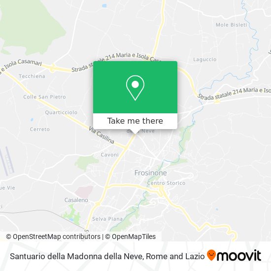 Santuario della Madonna della Neve map