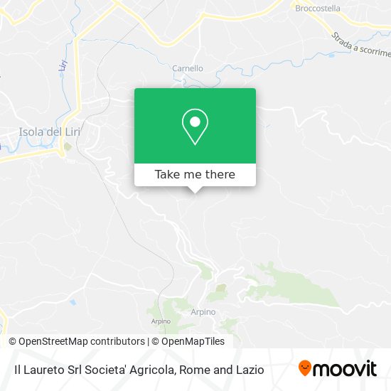 Il Laureto Srl Societa' Agricola map