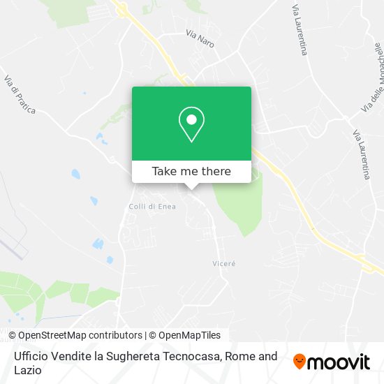 Ufficio Vendite la Sughereta Tecnocasa map