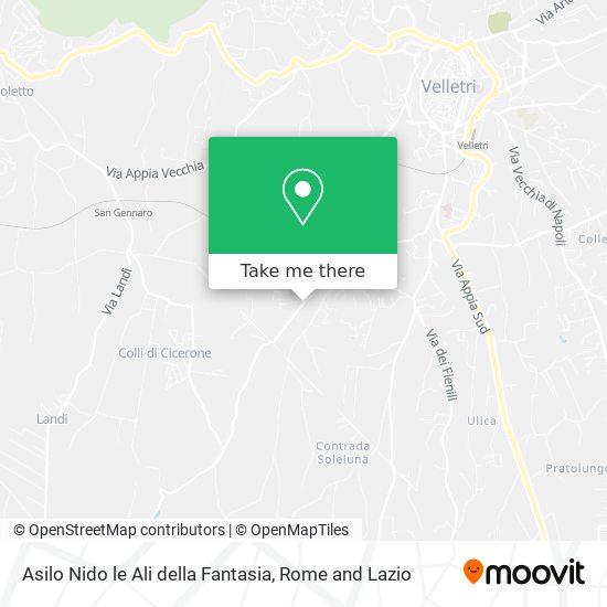 Asilo Nido le Ali della Fantasia map