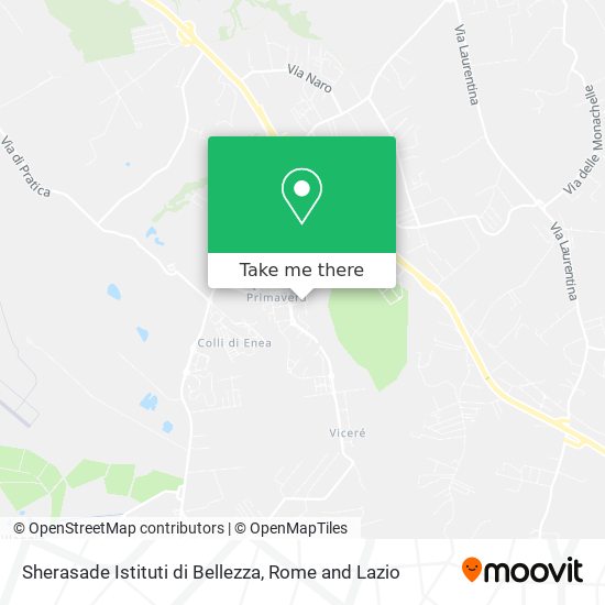 Sherasade Istituti di Bellezza map