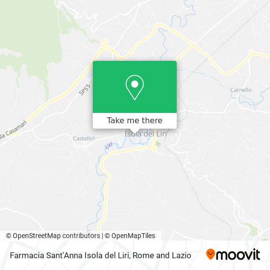 Farmacia Sant'Anna Isola del Liri map