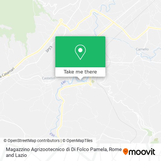 Magazzino Agrizootecnico di Di Folco Pamela map