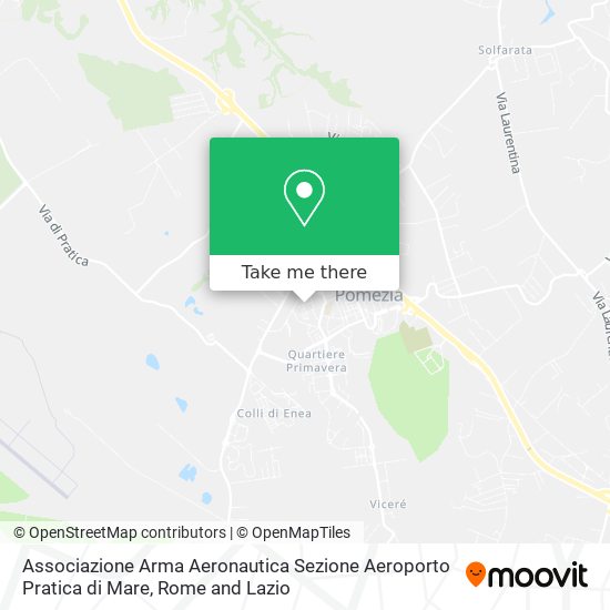 Associazione Arma Aeronautica Sezione Aeroporto Pratica di Mare map