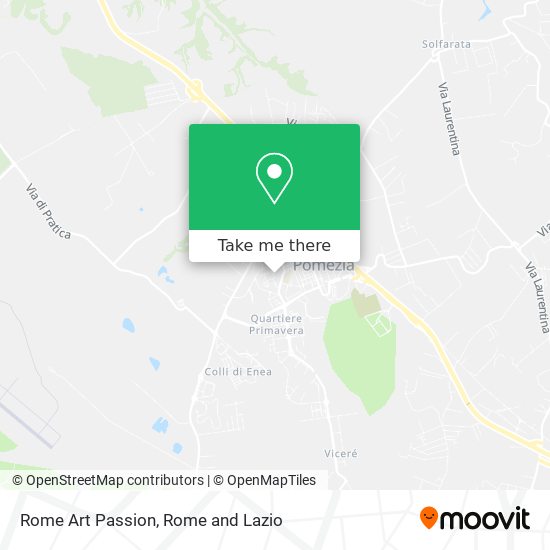 Rome Art Passion map